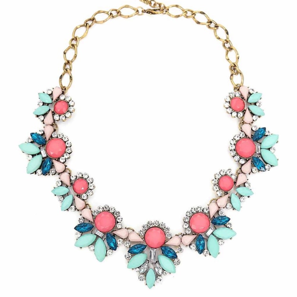 Eye candy fashion statement necklace